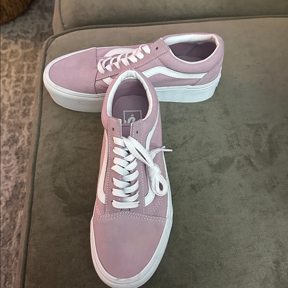 Vans Lilac Old Skool Stackform Sneakers Size 8 NWOT - Picture 2 of 5